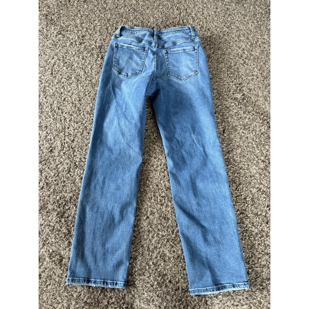 Flying Monkey Women's Straight Leg Jeans Light Wash Stretch Mid Rise size 27 - Picture 5 of 5